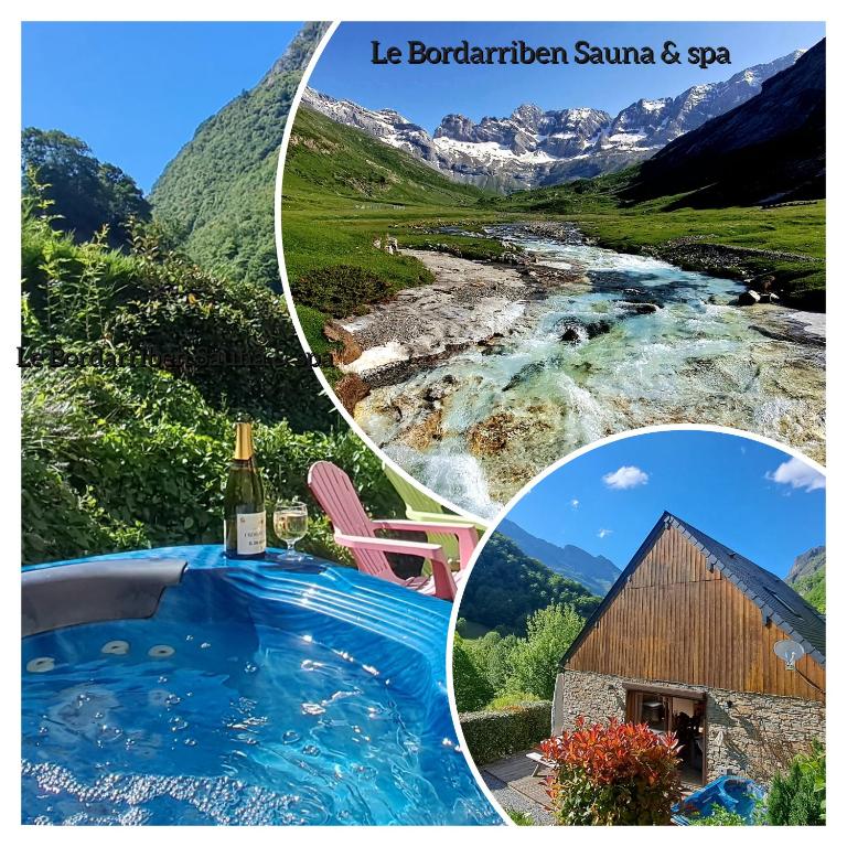 Chalet Le Bordarriben sauna & spa 전경