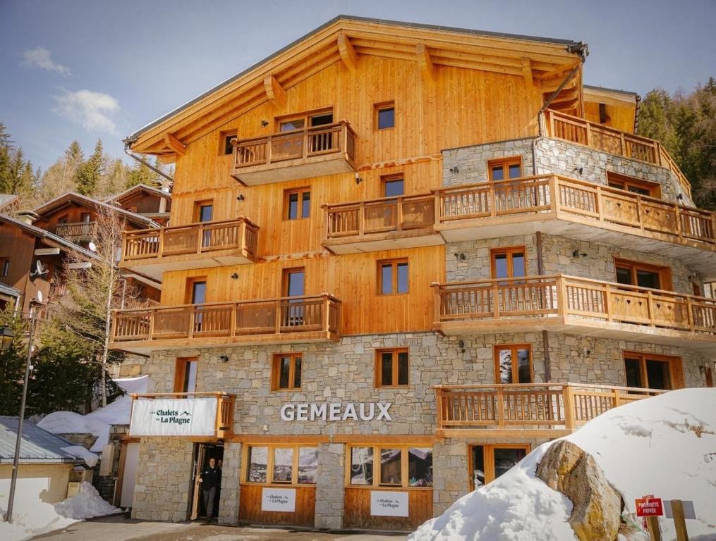 Les gémeaux- Plagne 1800- 100m des pistes- sauna privatif - 1