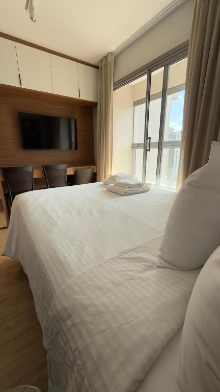 allure souzabeach moema com cafe da manha opcional portaria e valet 24 horas, São Paulo