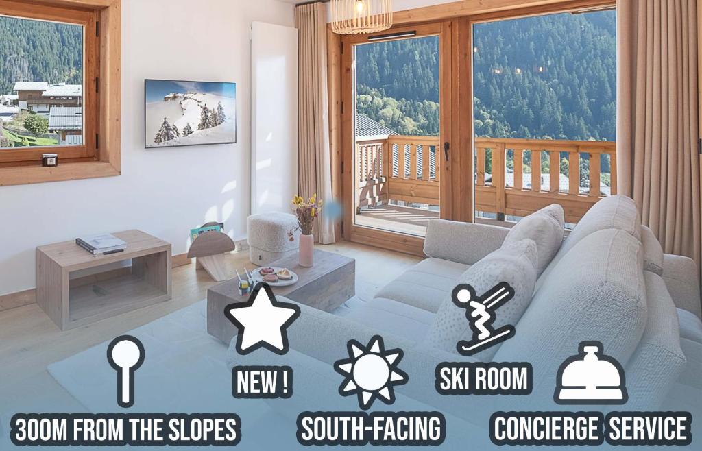 New - Central - South-facing Terrace - Mountain View - 2