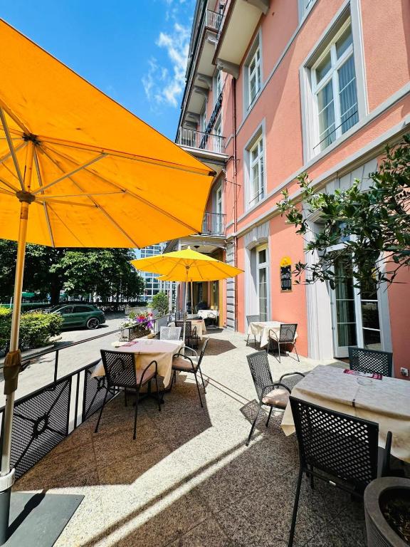 Balcony/terrace, Hotel Schweizerhof Basel in Basel
