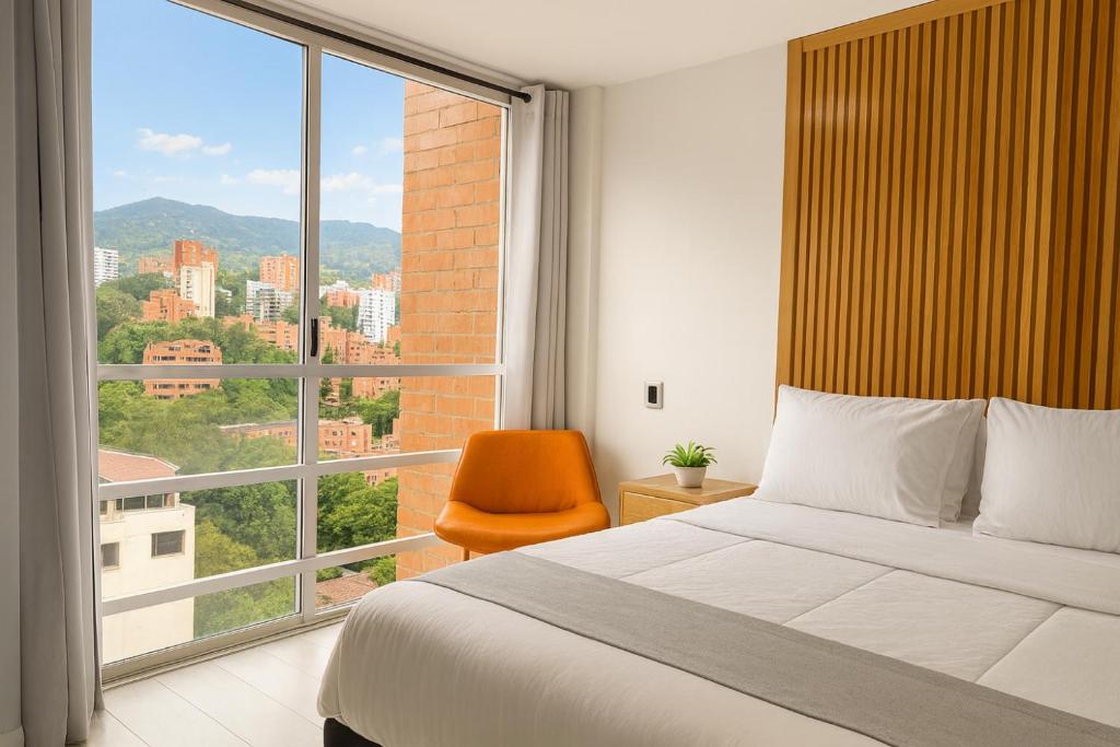 Edificio La Frontera - Vista El Poblado Free Parking & Wifi Recep 24 h - 4