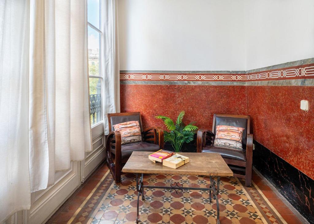 Luxury Business Apartment Gran Vía - 2 rooms - Romantic Eixample - 8min Passeig Gràcia - 5