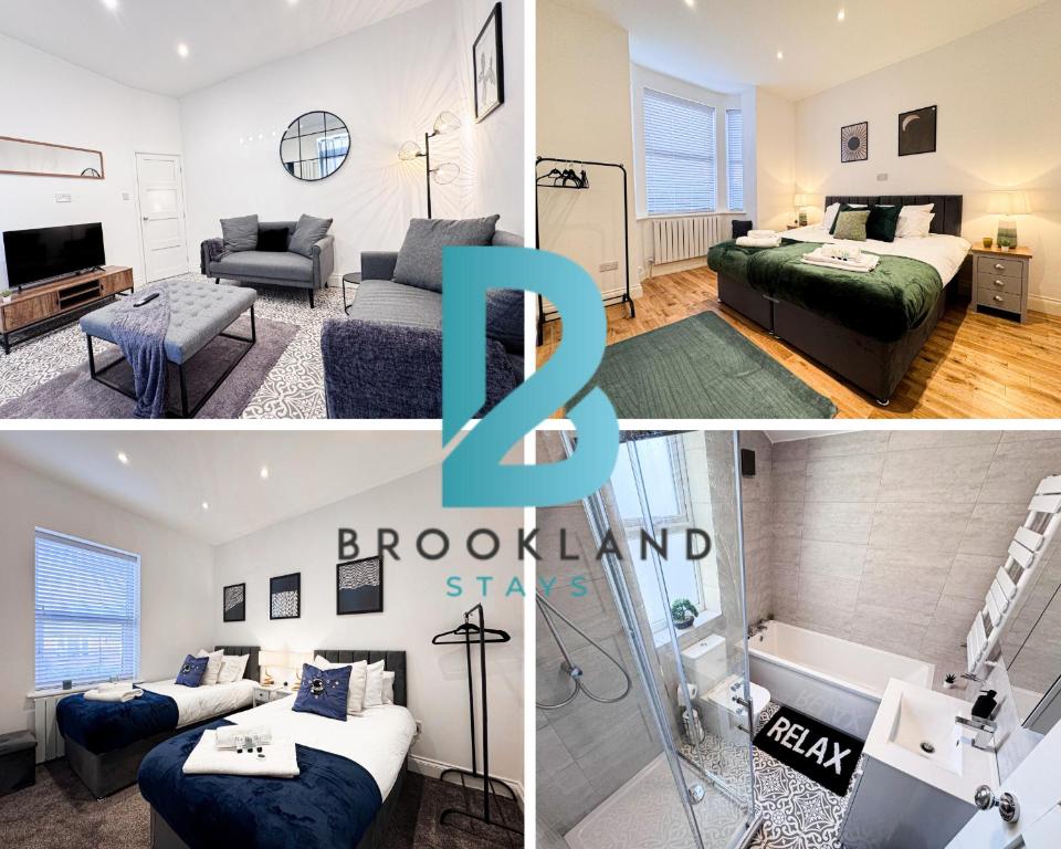 Four Bedroom House By Brookland Stays Serviced Accommodation Short Lets Manchester With Free WiFi, Manchester
