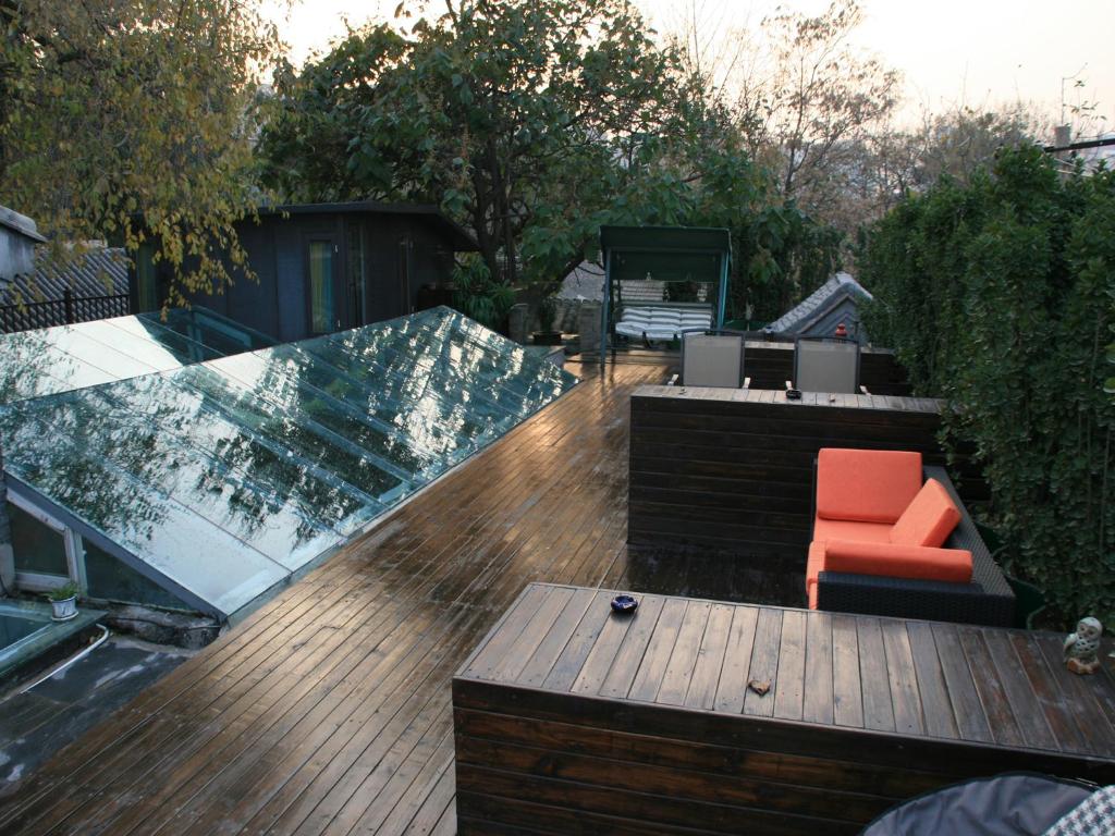 Balcony/terrace, Kelly‘s Courtyard Hotel in Beijing