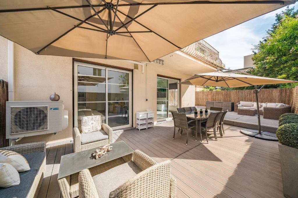 3 pièces rénové - Terrasse d'angle - Proche Croisette - 5