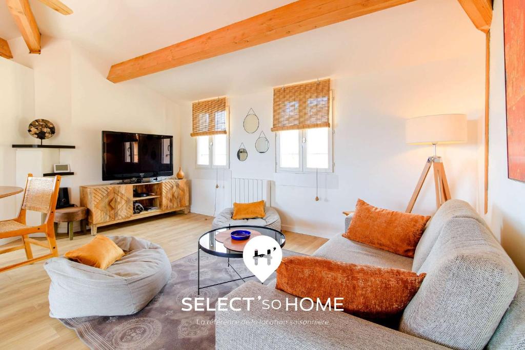 SELECT'soHOME - Duplex avec terrasse pour 4 au cœur du village historique de Bormes-les-mimosas ! - IRUNDA - 4