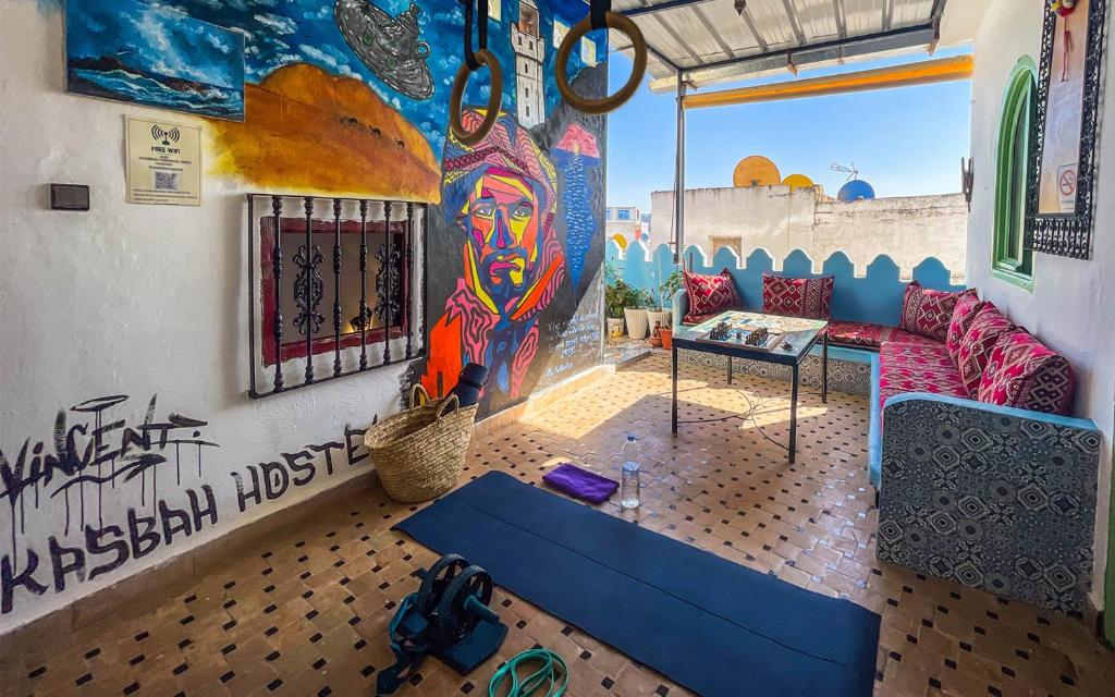 Balcony/terrace, Tangier Kasbah Hostel in Tangier