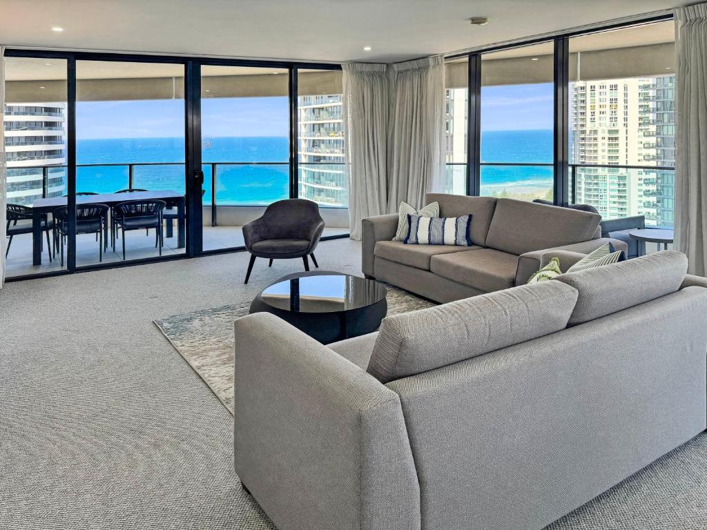 Oceanview Luxury Escape Oracle Tower 2 Level 24, Gold Coast