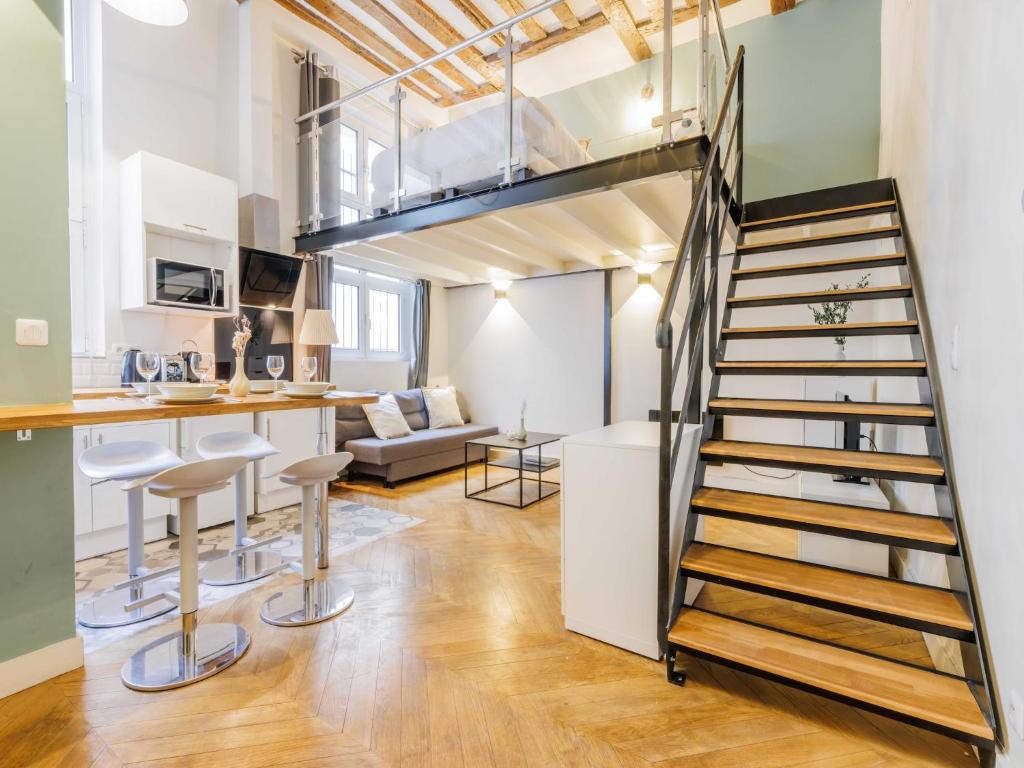 Quiet apartment 1BR 4P - Quartier du Mail - 5