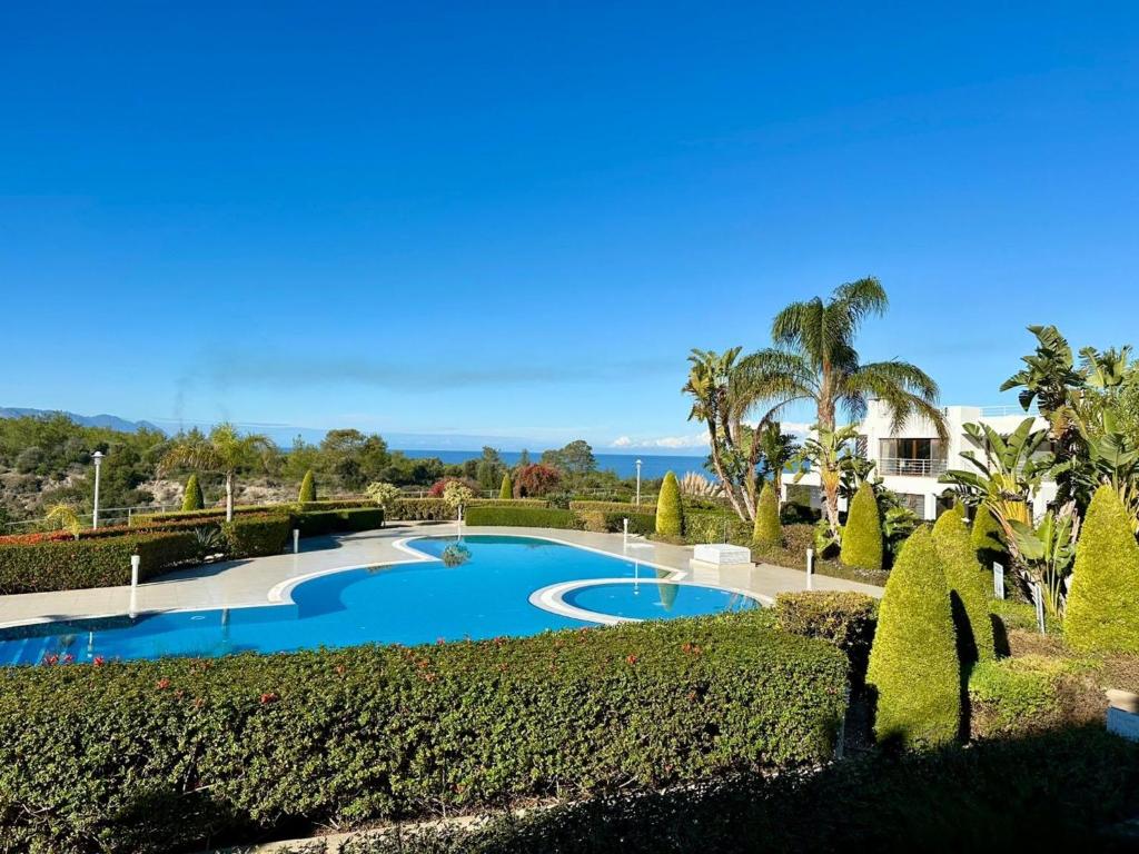 Modern Poolside Apartment in Sun Valley, Ayios Yeoryios