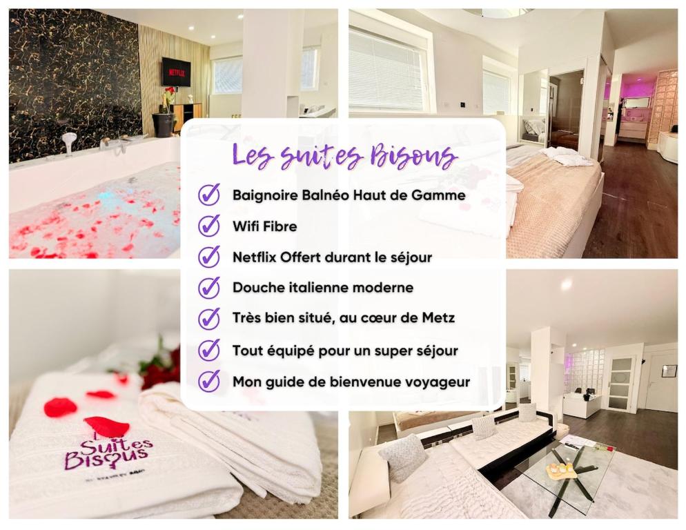 Les Suites Bisous Metz - Jacuzzi & Private Sauna - 2