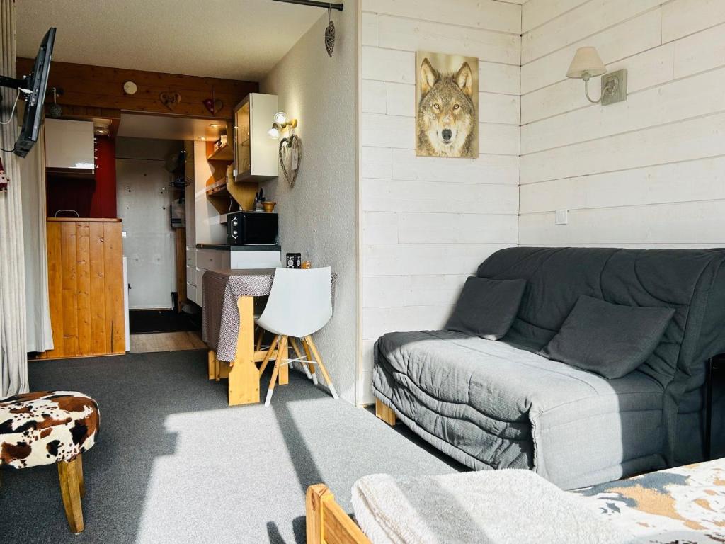 Studio cabine au pied des pistes avec balcon - FR-1-346-593 - 2