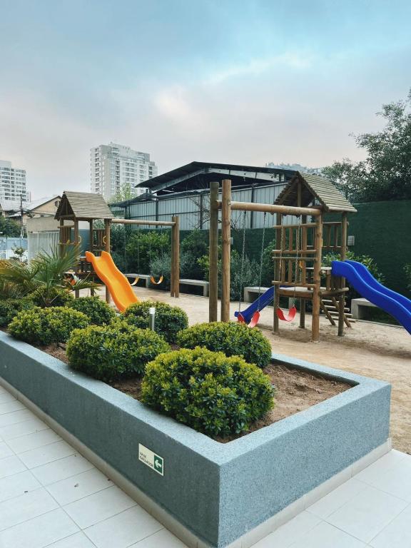 Moderno Depto con Terraza, Estacionamiento y Piscina, La Cisterna - 4