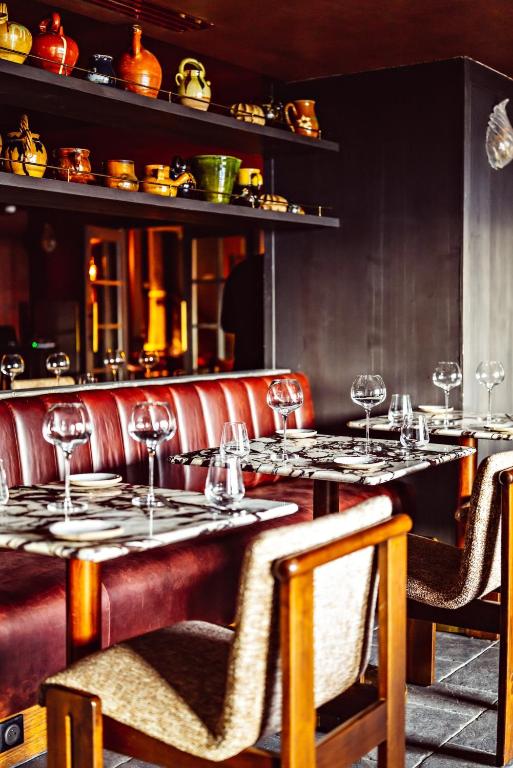 Restaurant, Le Fitz Roy, a Beaumier hotel in Saint-Martin-de-Belleville