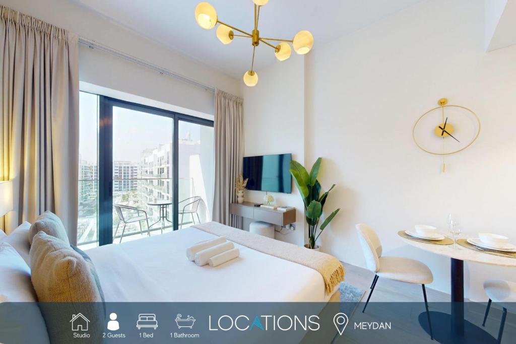 Locations l Luxurious Studio l Free Pool, Gym Access l Meydan, Дубай