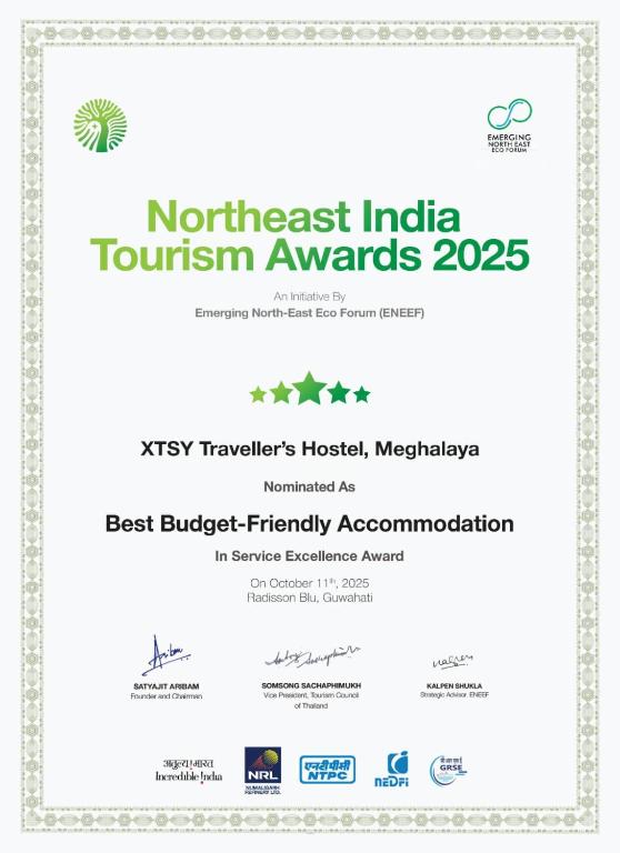 XTSY Travellers Hostel, Šillong
