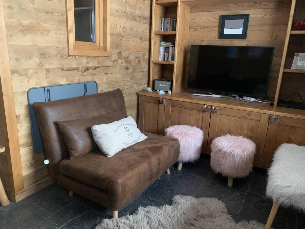 Grand studio rénové avec terrasse sud à Plagne Centre - 4