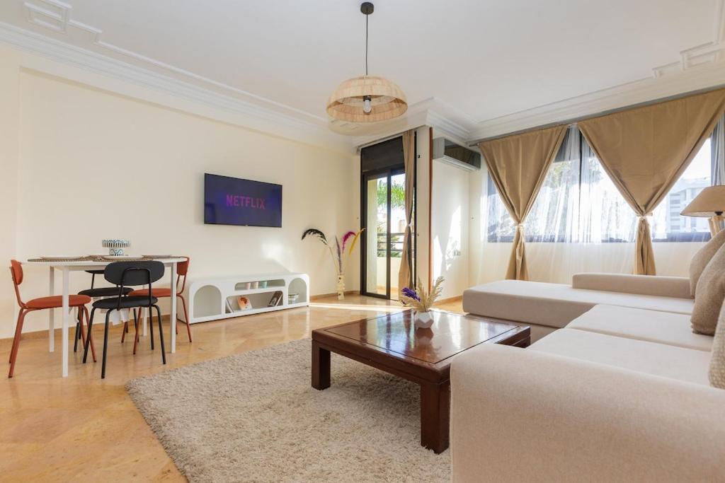 3BR Apartment in Prestigious Hay Riad, Rabat