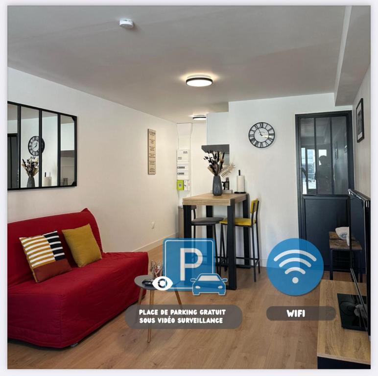 Logement 6 chaleureux proximité gare et centre, Poitiers