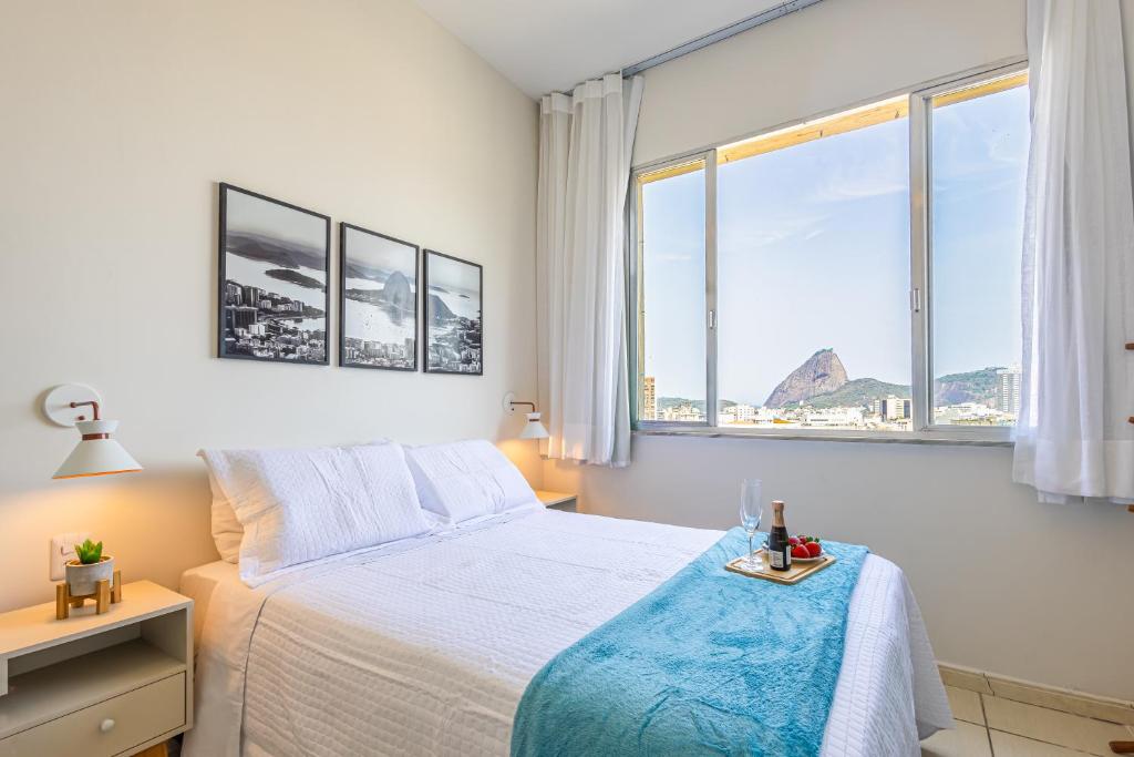 Loft com vista pro Pão de Açúcar! A/C, Wi-Fi, TV, Rio de Janeiro