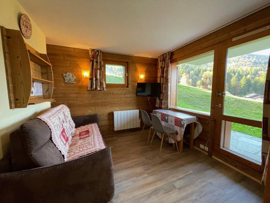 Appart 4 pers, accès direct pistes, terrasse, 50m remontées - FR-1-356-426, Valmorel