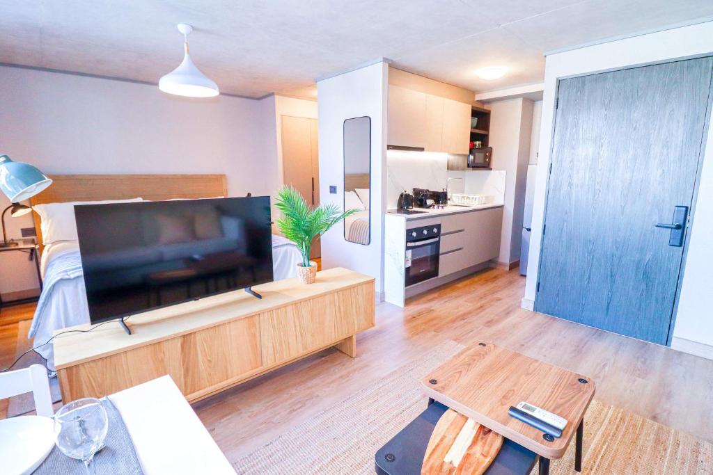 HOM l Depto Completo 1D1B 2PAX Gral Bustamante, Santiago