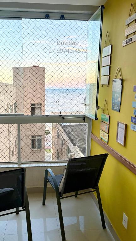 Apê MegaSofá - 3 quartos com Vista mar na Praia do Morro e 2 vagas garagem, Guarapari