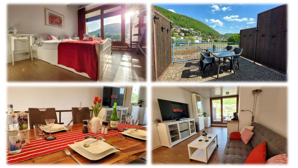 Gemütliche Maisonette mit Dachterrasse und Weitblick, Bad Urach