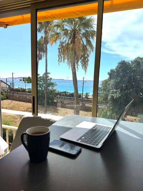 Luxury Apartment with Sea View and Private Beach Access, Cannes