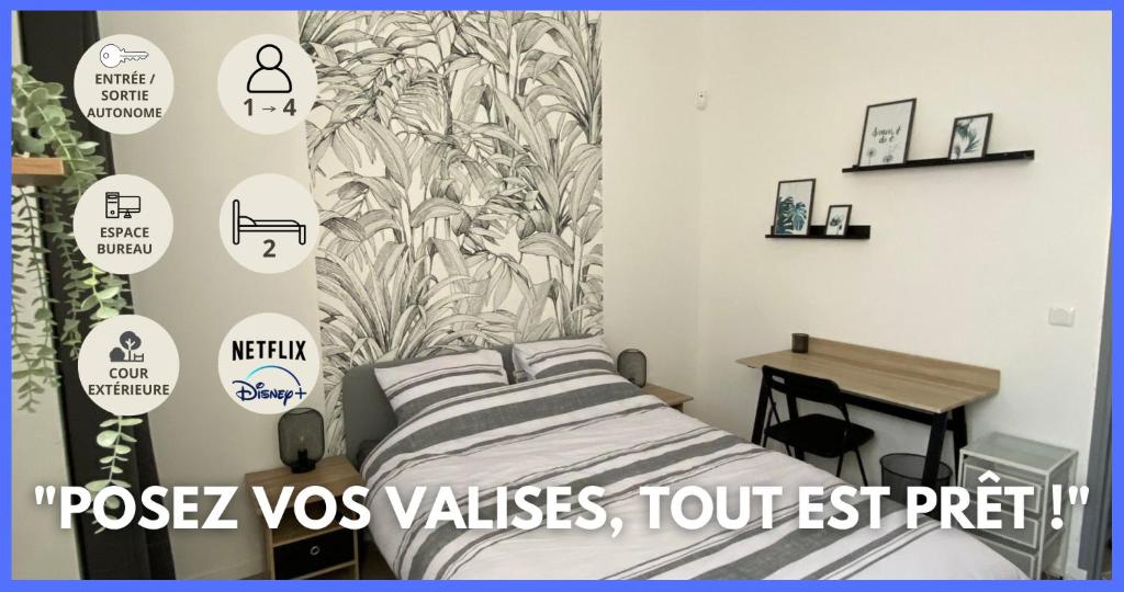 Chez Jules, appartement tout confort de 40 m2, Denain