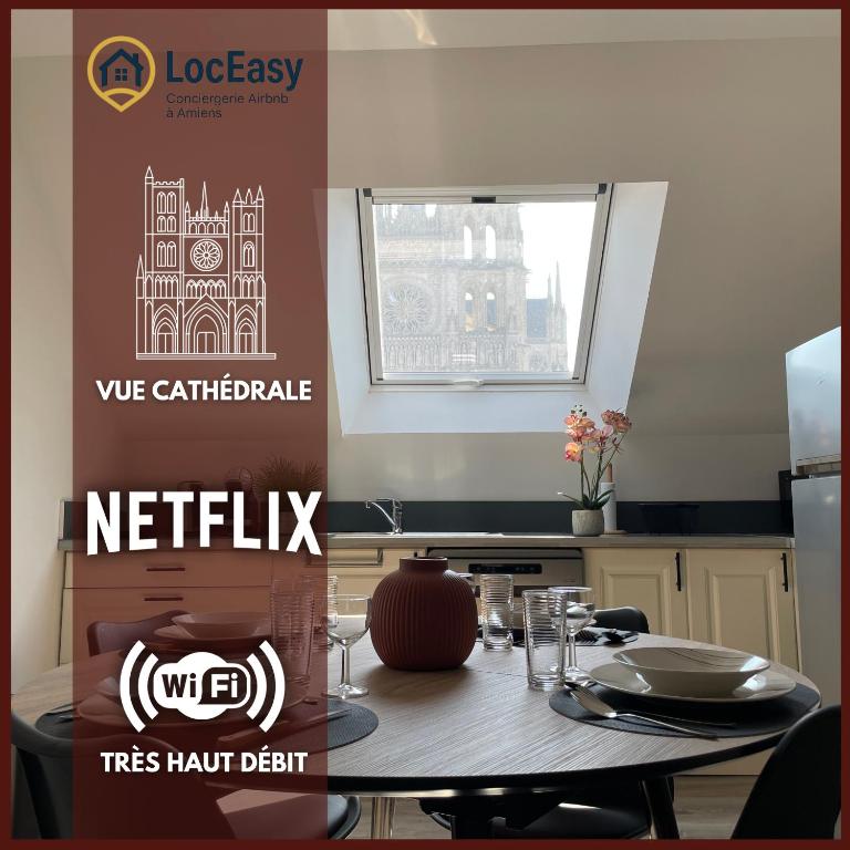 Vue Cathedrale, Elegance & Lumière à Amiens - 1