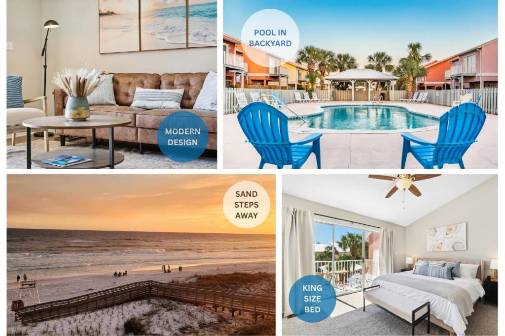 5min walk 2 Miramar Beach, Mins to Shopping, Steps to Pool, Patio and Yard, Dog Friendly, 1GB Wifi, !! SNOWBIRD MONTHLY RATE 2900 !!, Destin