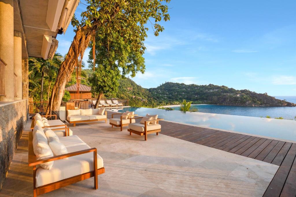 Balcony/terrace, Four Seasons Resort Seychelles in Seychelles Islands