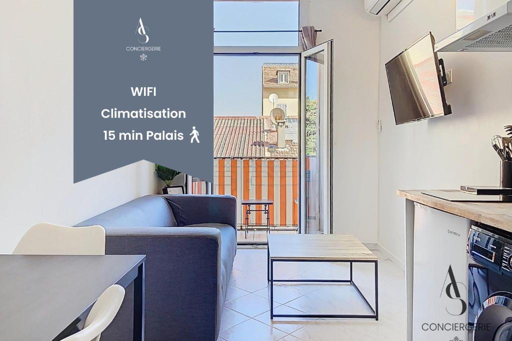 L'horloge II - 2 pièces - 15 min Palais - Cannes, Cannes