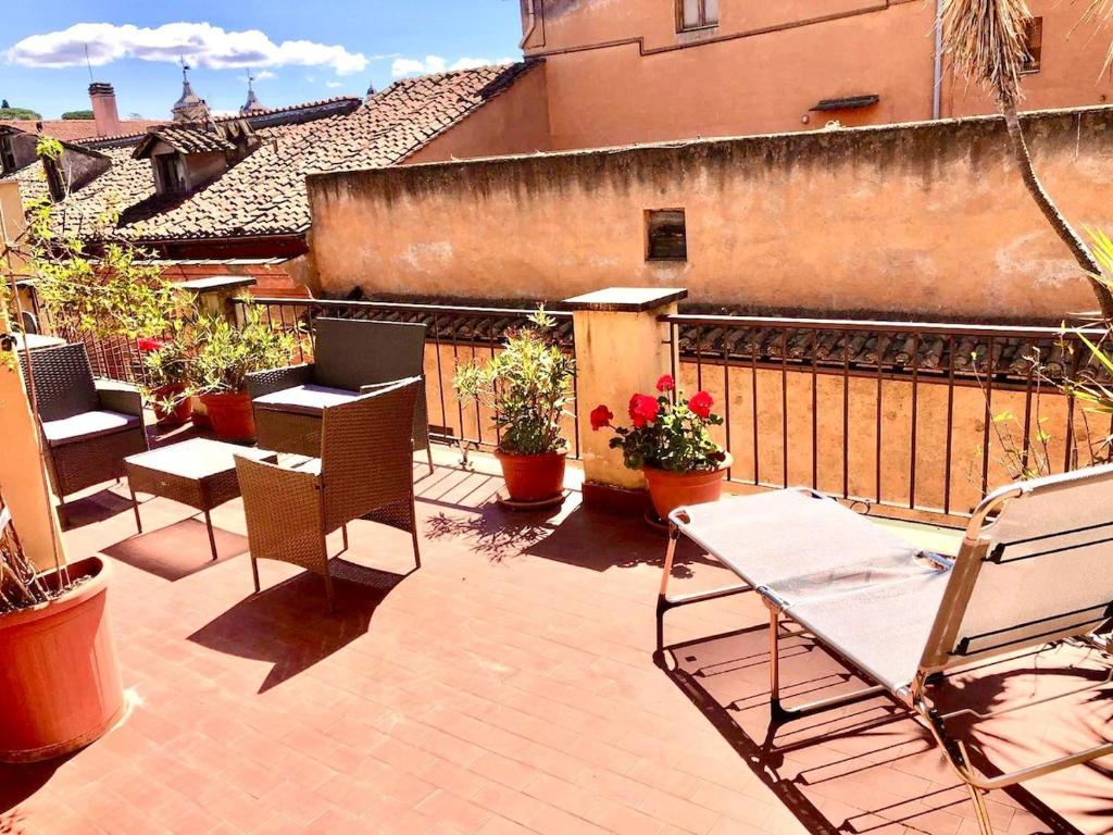 Private terrace penthouse with elevator Piazza Spagna - 4