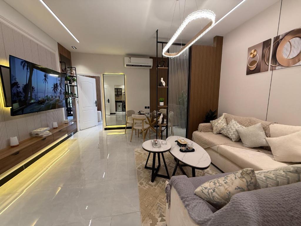 شقة الملقا الراقية بتراس Al Malqa Elegant Terrace Apartment, Rijád