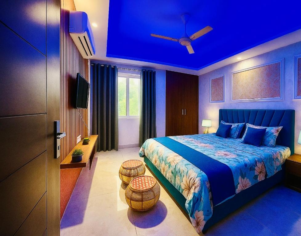 Flat in Rishikesh,sukoon,free parking,100mpbs speed wifi, Rišikéš