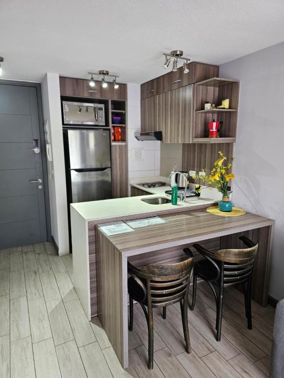 Acojedor metros del metro, Santiago