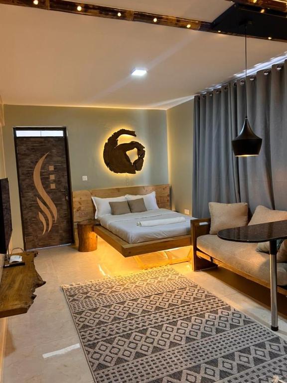 Ntinda Stylish Rustic Rooftop Studio Near Naguru, Kampala