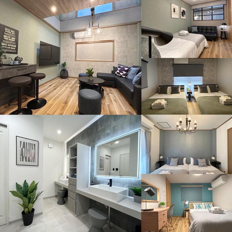 KAZAGURUMA 3min station, 5min Namba, 30min USJ, up to 14 !, Ósaka