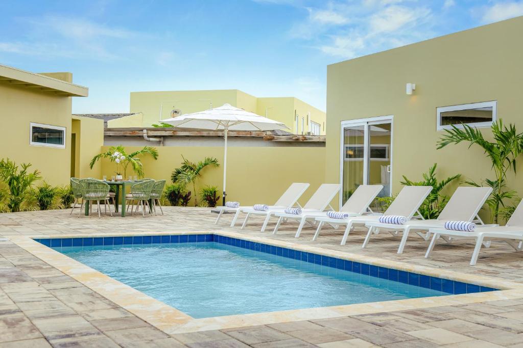 Modern 3BR Pool Villa 3 Mins to Beach by Bocobay, Palm-Eagle Beach