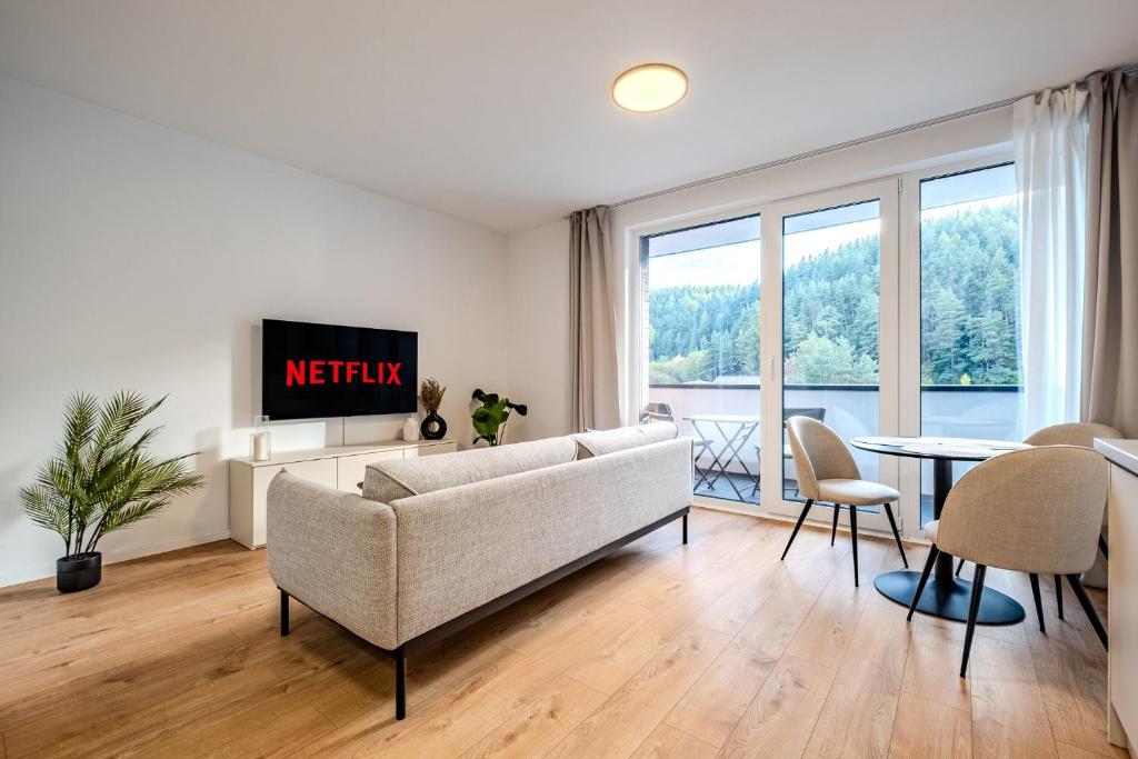 Apartmán s výhľadom na Vysoké Tatry a les, Svit