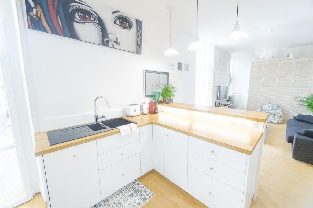 Très beau et grand T2, jardin et terrasse - 4