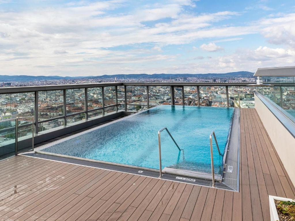 Curated visual reference: Fresh Look at From 63 Penthouse Apartment With Rooftop Pool And Terrace City