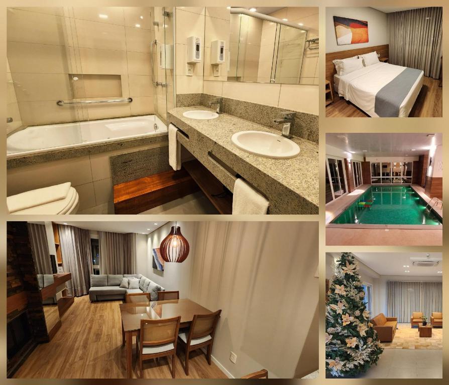 Deslumbrante Flat no Serra Class, Canela