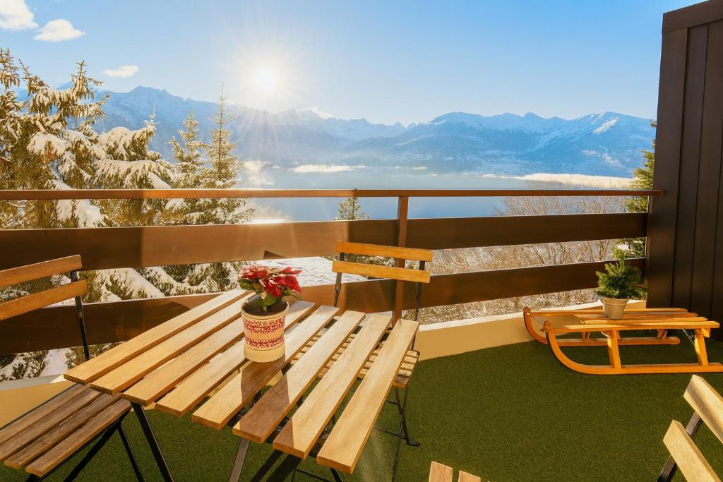 Vue imprenable sur les Alpes et Parking privé gratuit - 1