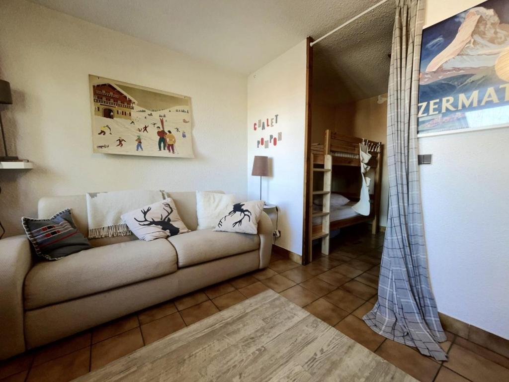 Studio 4 pers. au pied des pistes, balcon, parking, Wi-Fi, proche commerces - FR-1-572-238 - 2