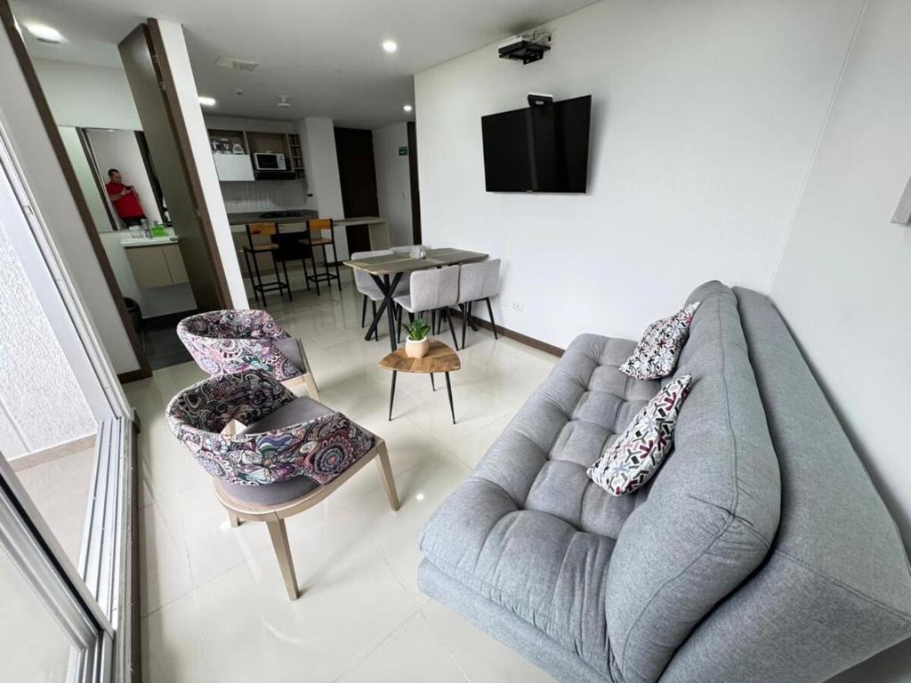 Fundadores Apartment with balcony, pool, gym - 1