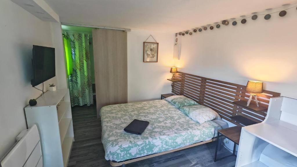 Studio Marmotte, quartier marais, terrasse en rez de jardin, matelas confort - 1